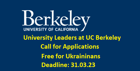 Executive Training for Ukrainian University Leaders at UC Berkeley