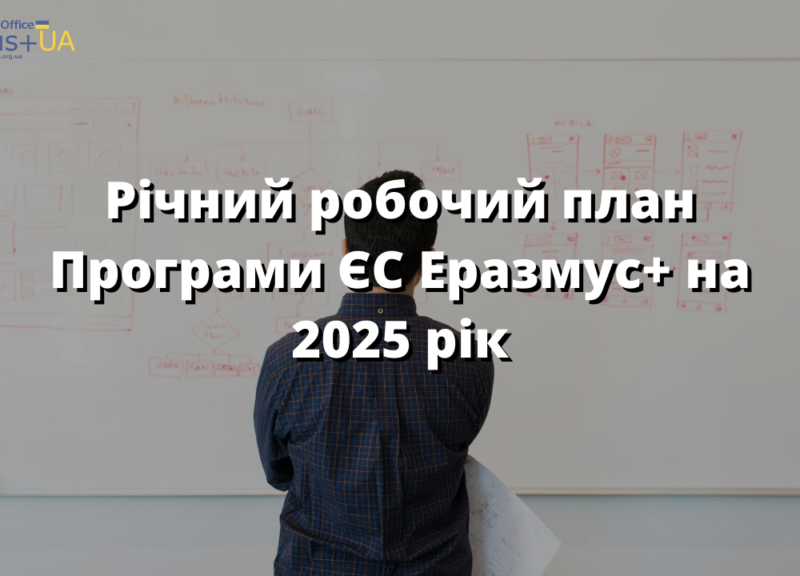 Річний робочий план Програми ЄС Еразмус+ на 2025 рік  опубліковано